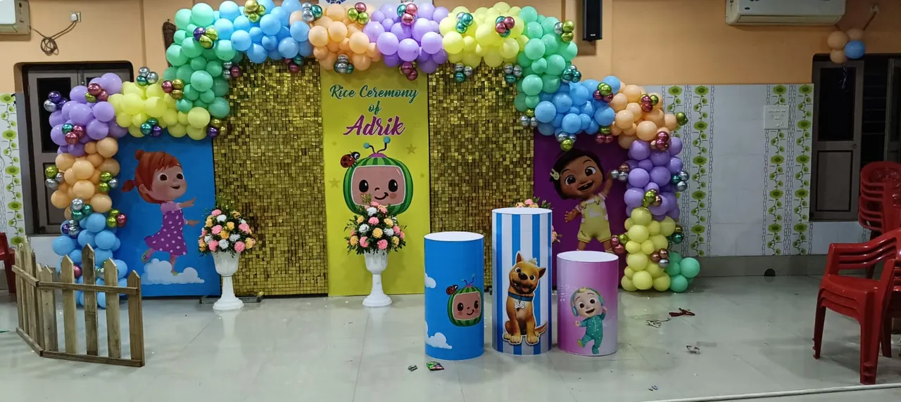 Vibrant Milestone Celebration Decor #19 - BoB Caterer & Events Kolkata