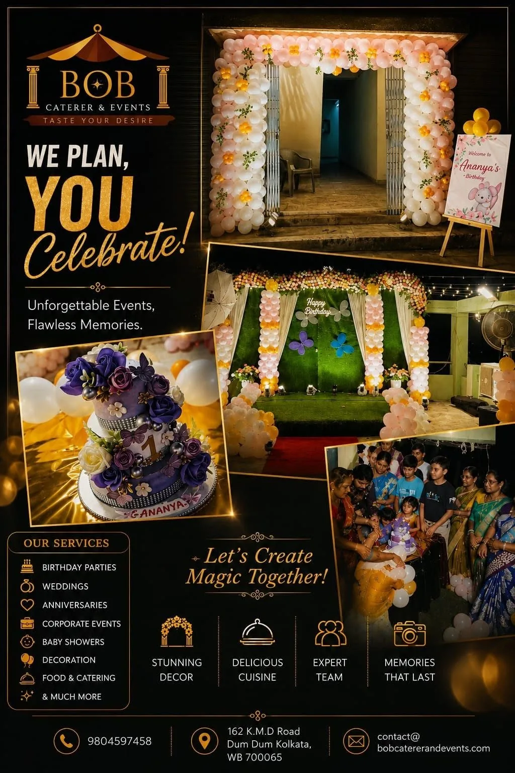 Kids Fantasy Birthday Stage #26 - BoB Caterer & Events Kolkata