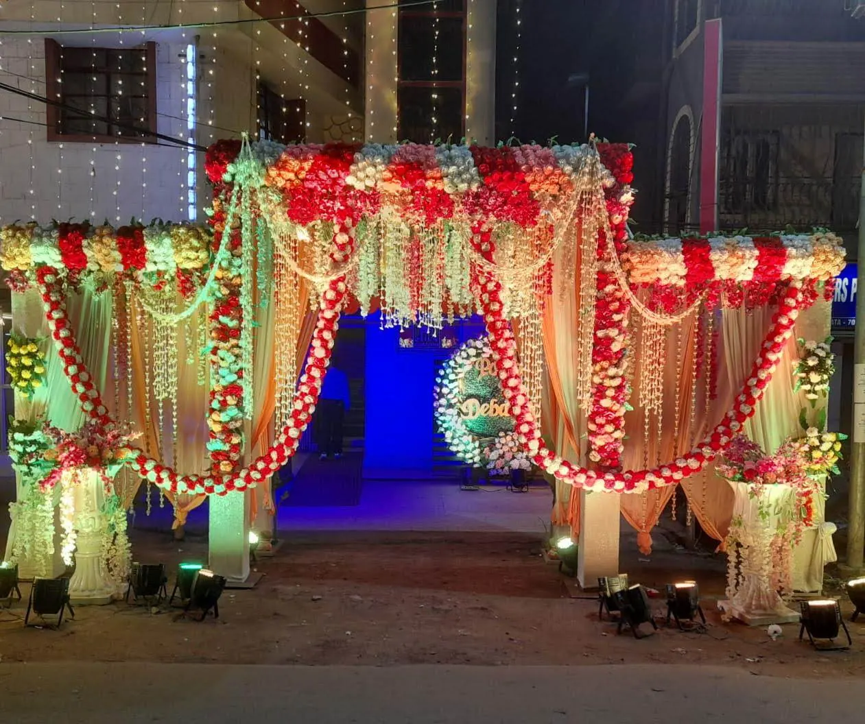 Grand Entrance Floral Arch #28 - BoB Caterer & Events Kolkata