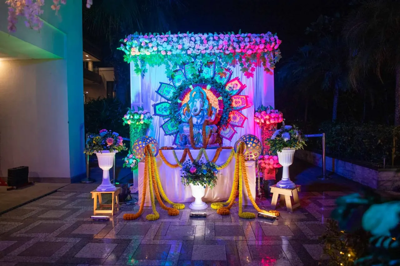 Grand Reception Stage & Lighting #82 - BoB Caterer & Events Kolkata