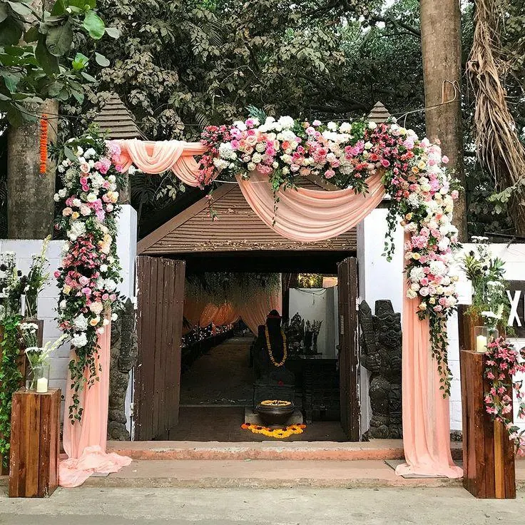 Grand Entrance Floral Arch #108 - BoB Caterer & Events Kolkata